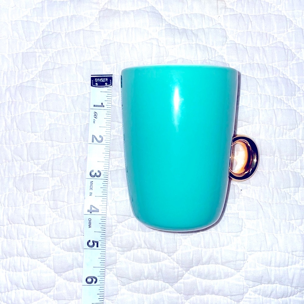 Fred and Friends teal ring mug - Picture 7 of 7